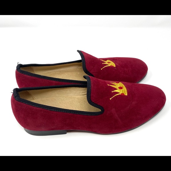 Davucci Red Velvet Slippers - Picture 3 of 7